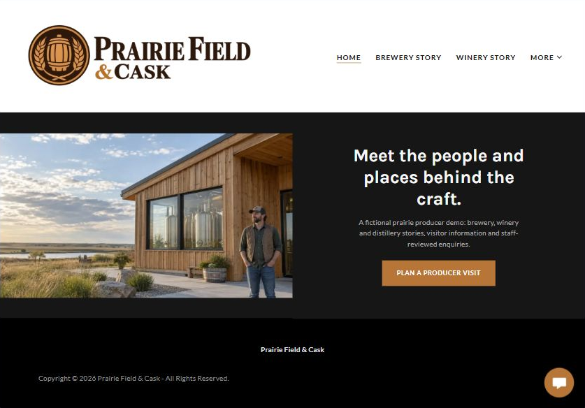 Captured first-screen Home example
