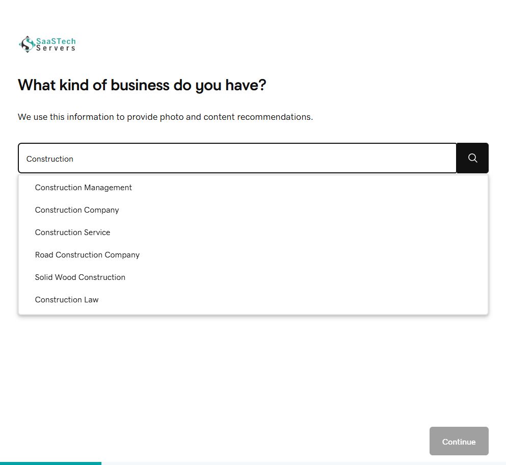 Choose the construction category