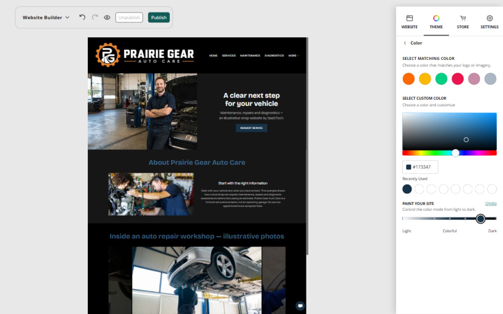 Paint position 6 of 7