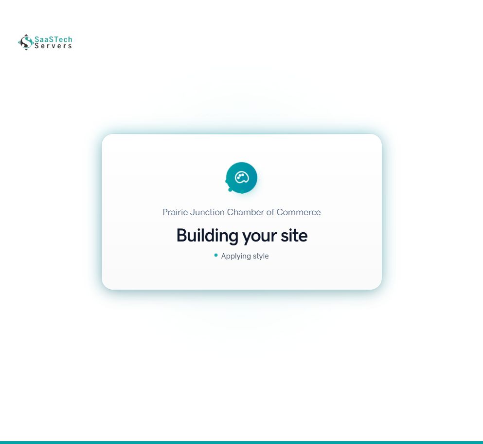 Website Builder creating the Prairie Junction Chamber of Commerce site