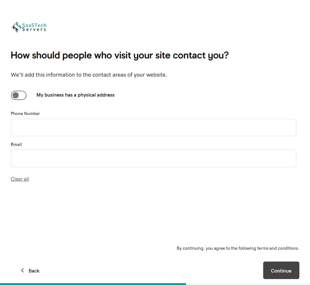 Review contact details