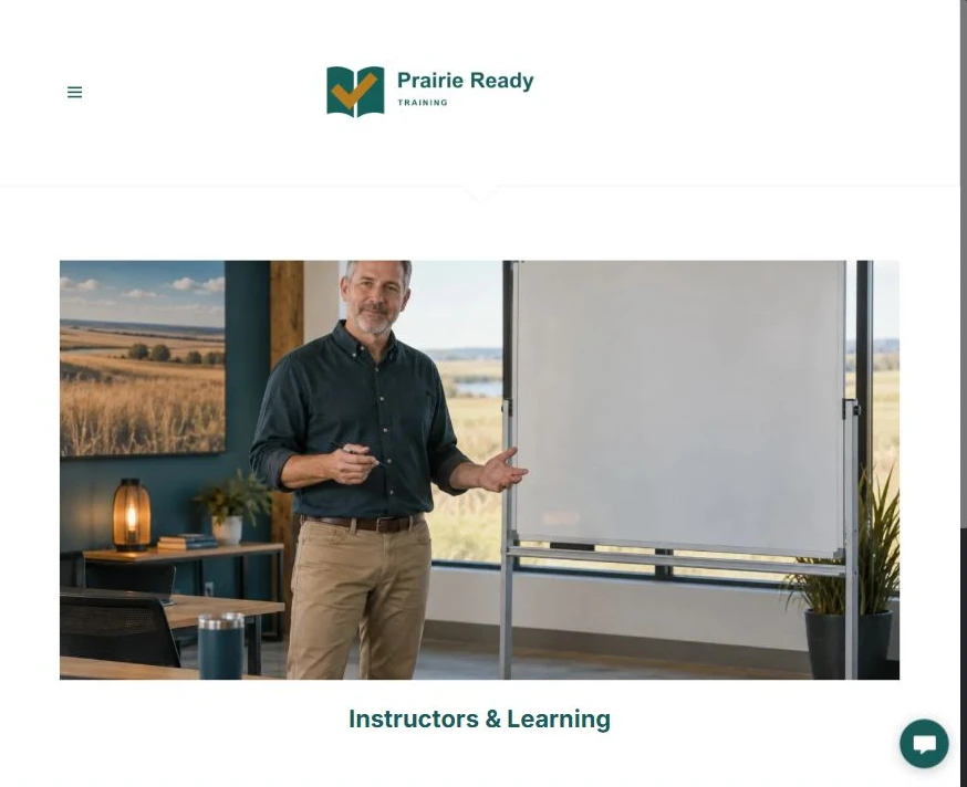 Finished Instructors & Learning Approach example