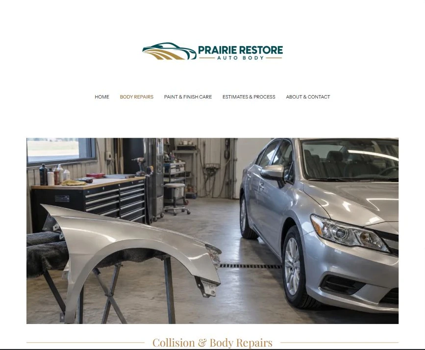 Finished Collision & Body Repairs example