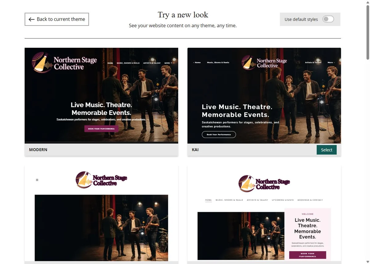 Explore Northern Stage themes