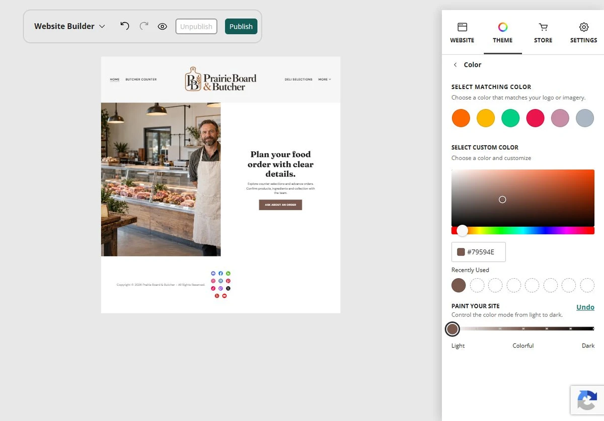 Paint your site · 1-light