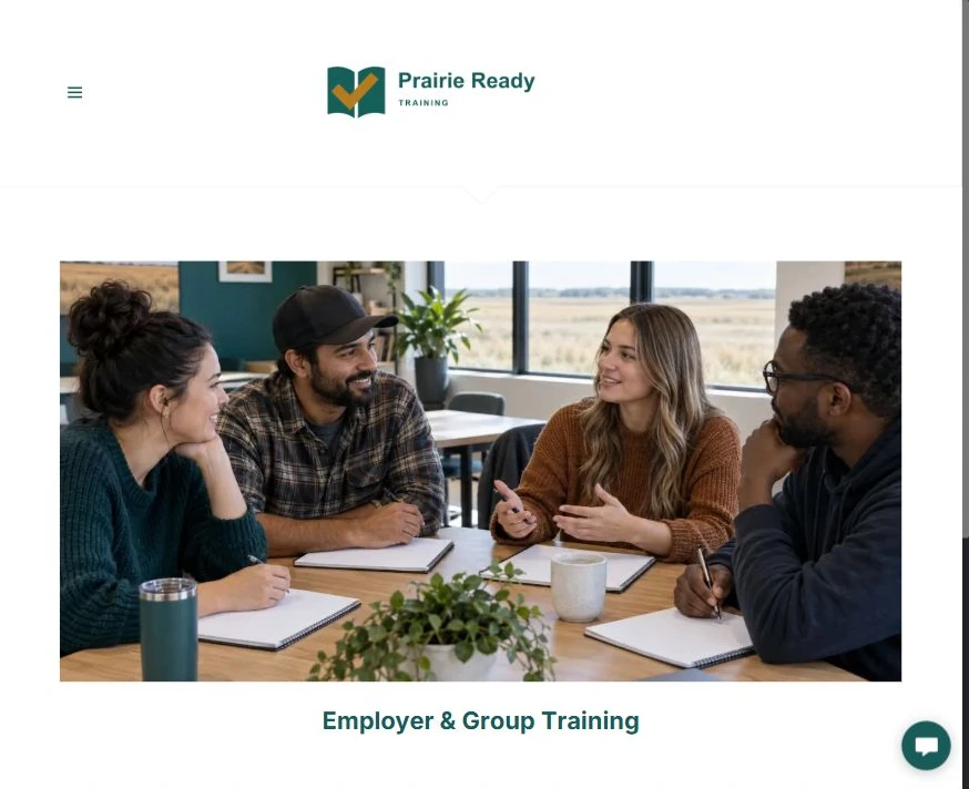 Finished Employer & Group Training example