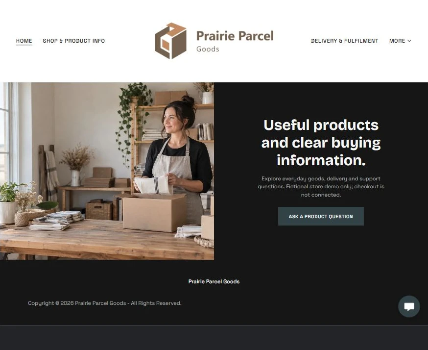 Captured first-screen Home example — privacy-cropped excerpt