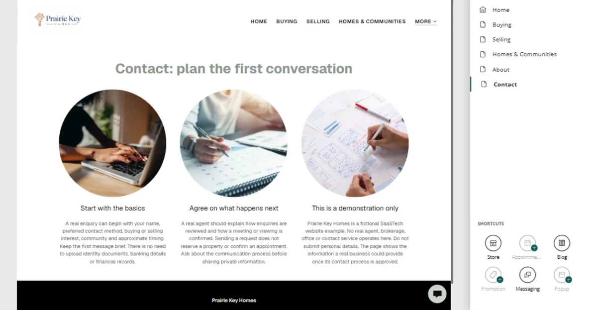 Navigation · Give each page a purpose — privacy-cropped excerpt