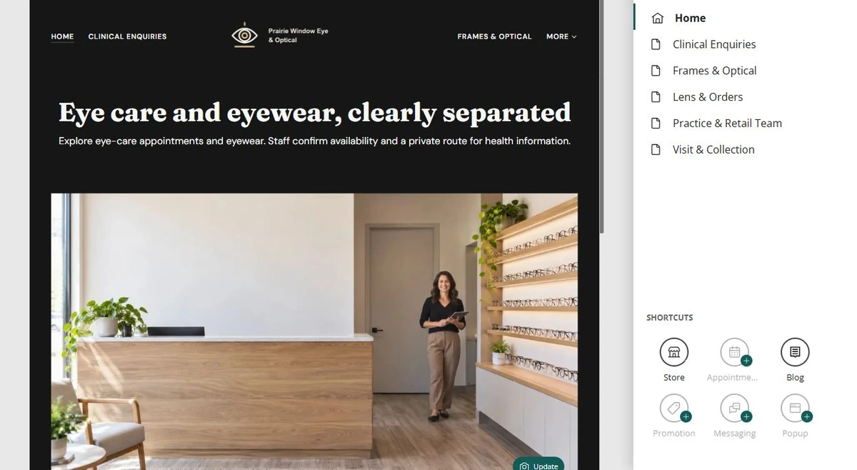 Editor highlight 1 · Organize six distinct pages — privacy-cropped excerpt