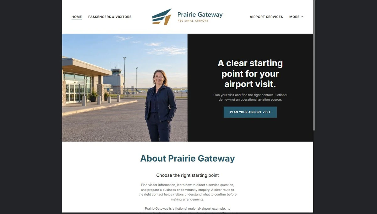Finished Home example — privacy-cropped excerpt