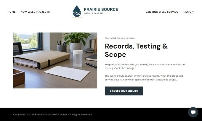 Finished Records & Scope example