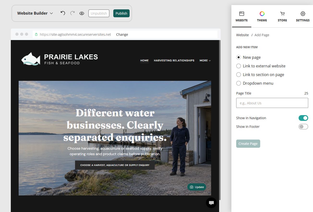 Editor - Add Page