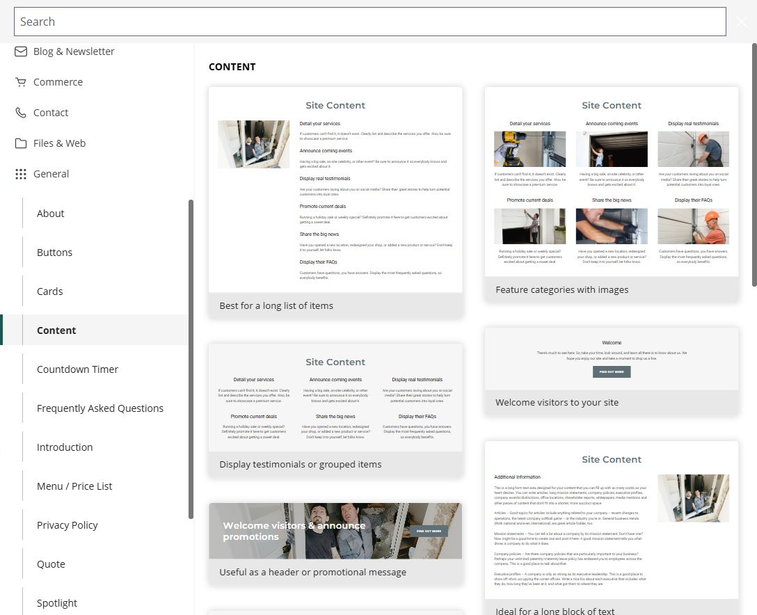 Editor · Add Content