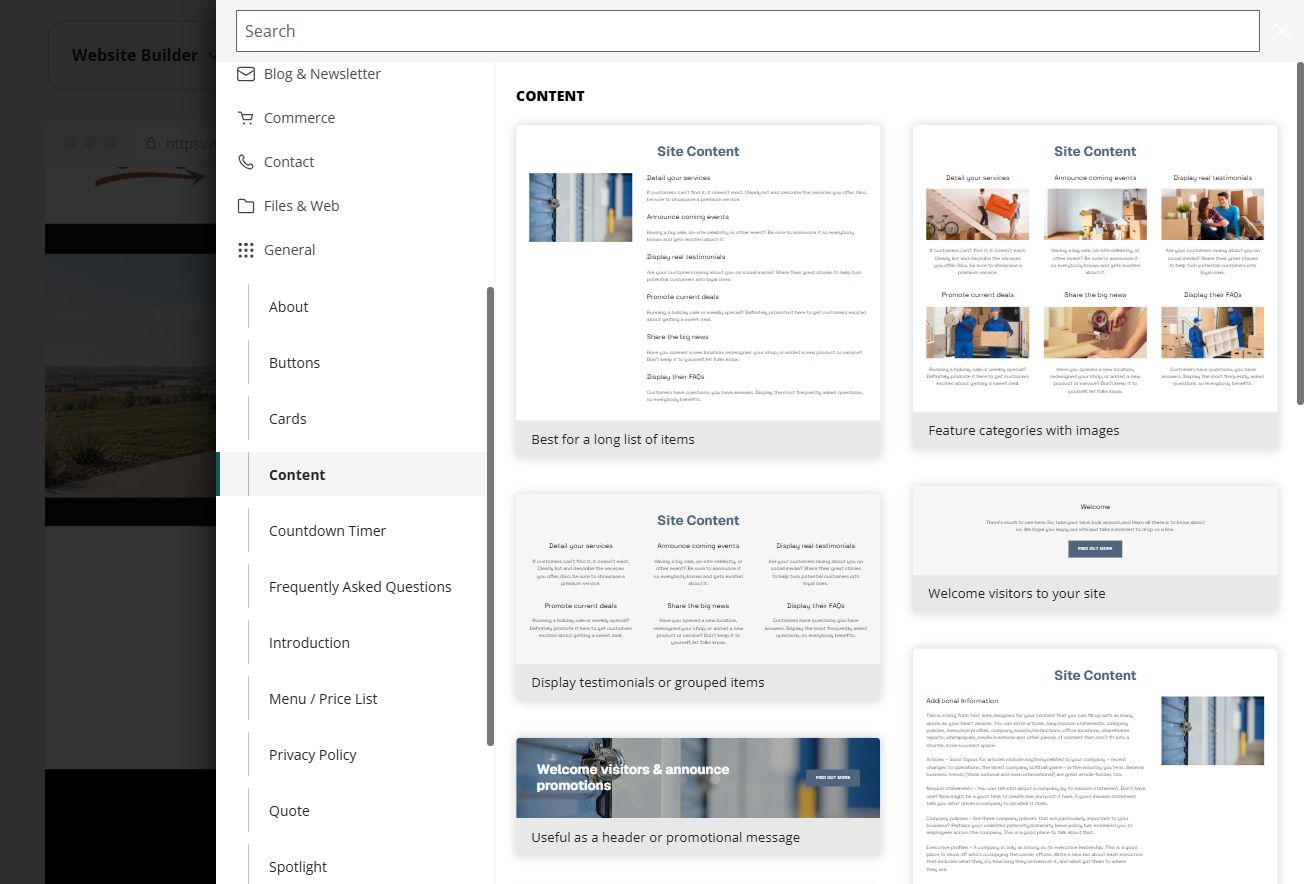 Editor Highlights — Add Content