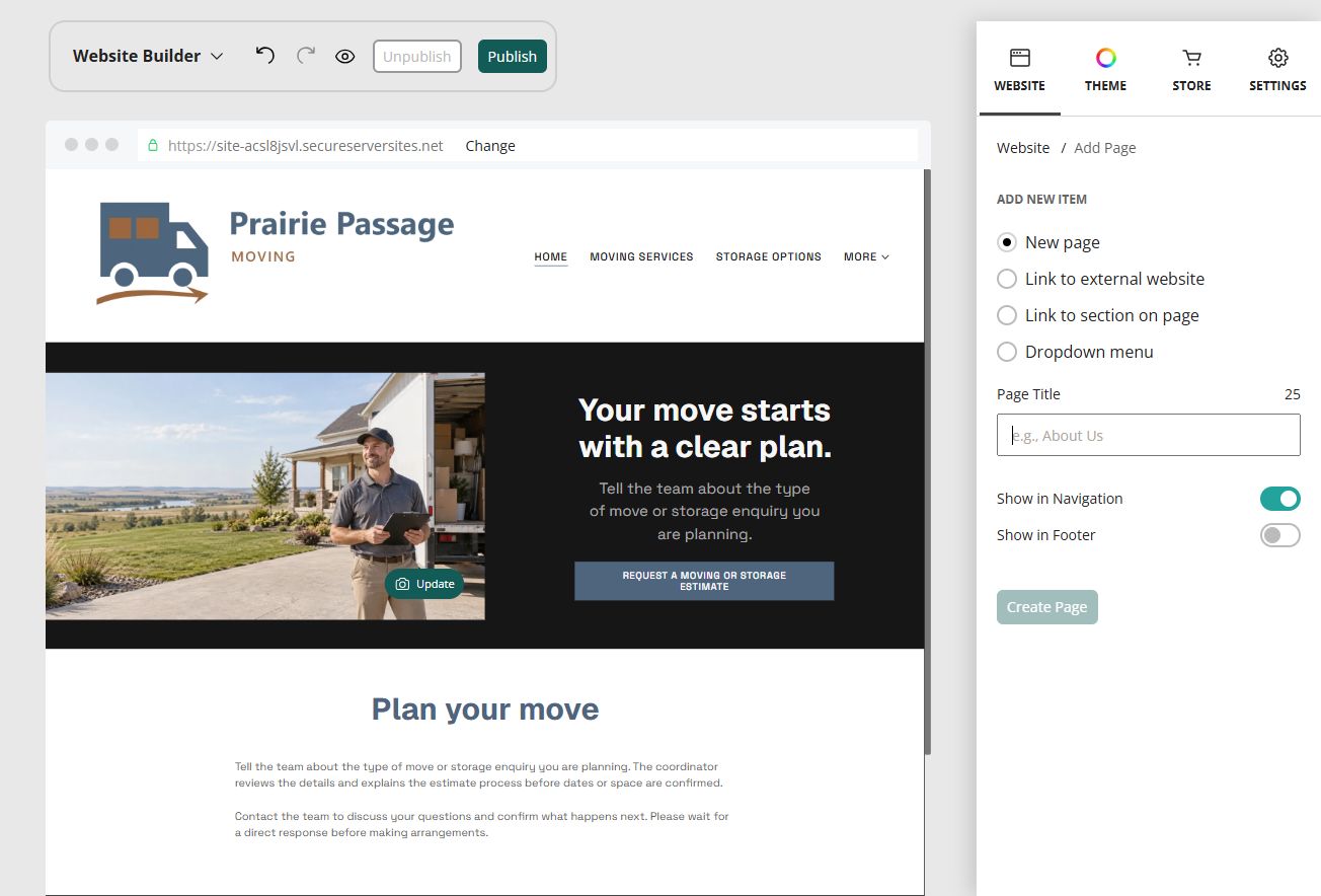 Editor Highlights — Add Page