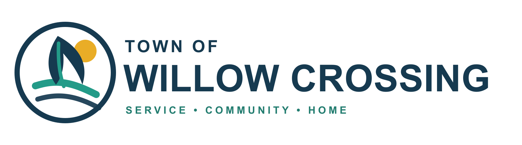 Town of Willow Crossing example company logo