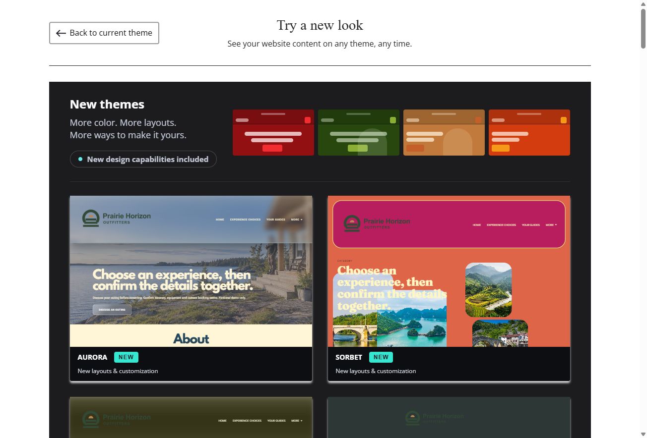 Explore Outfitters themes