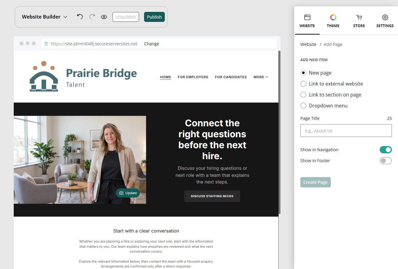 Add Page